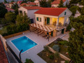 sky view, Dalmor holiday house with a pool near the sea, Rovanjska, Dalmatia, Croatia Rovanjska